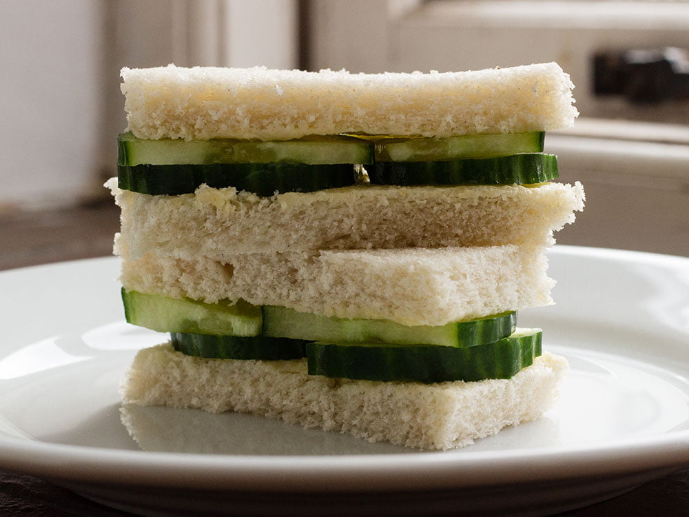 Cucumber sandwiches