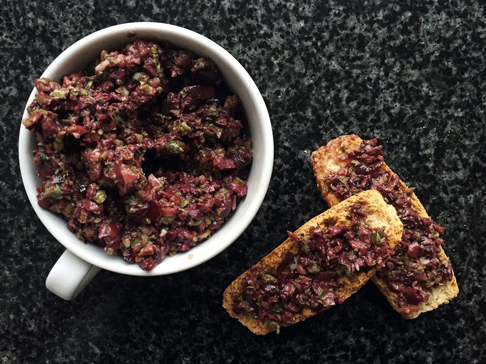 French olive tapenade