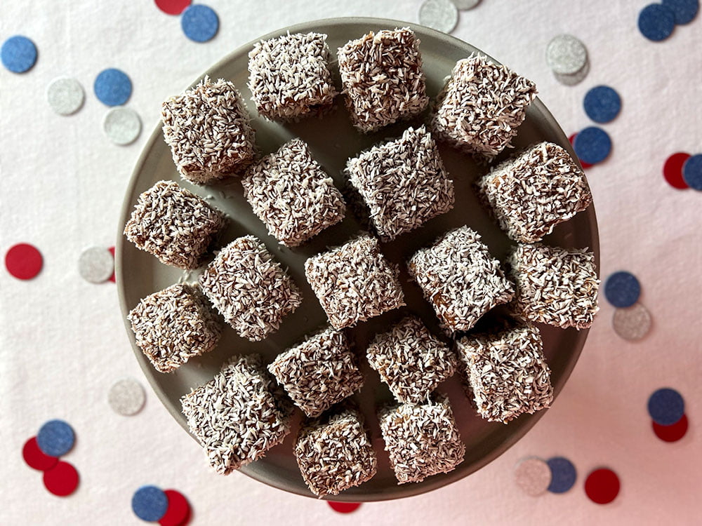 Australian Lamington cakes