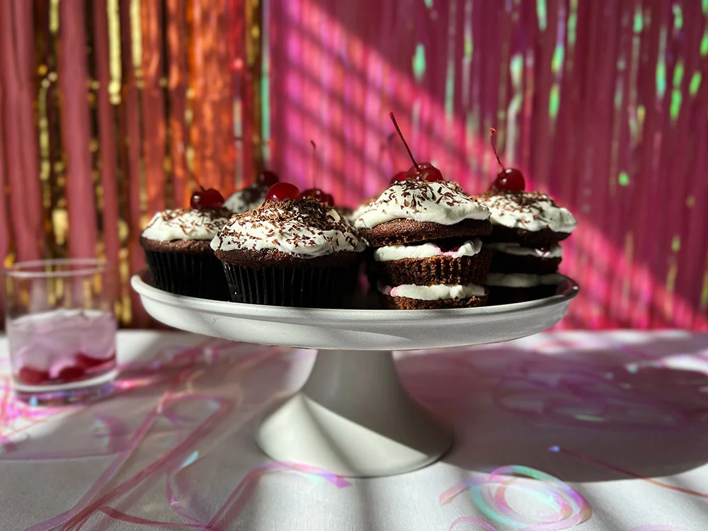 Black Forest cupcakes