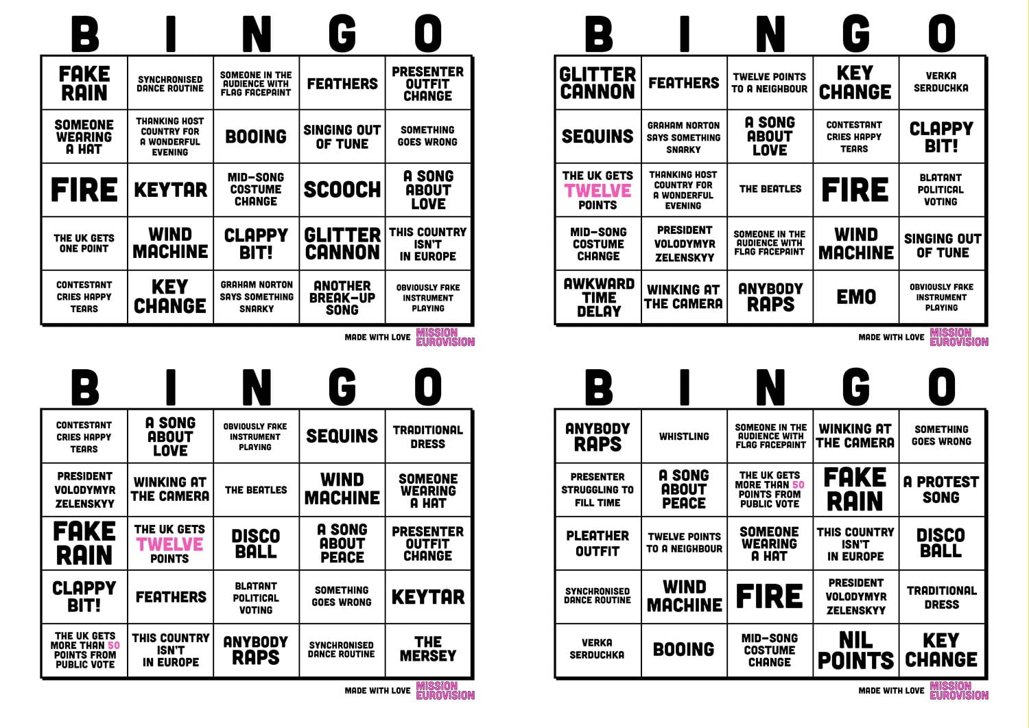 Trinkspiel - Drinking Bingo