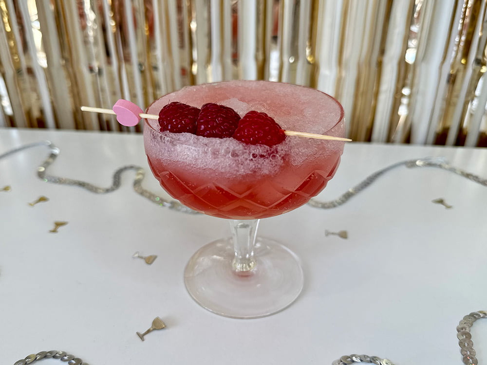 Raspberry Hatari cocktail for Eurovision