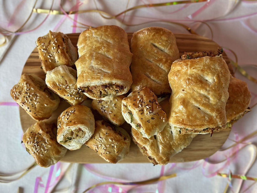 Selsig Morgannwg (Glamorgan sausage) rolls