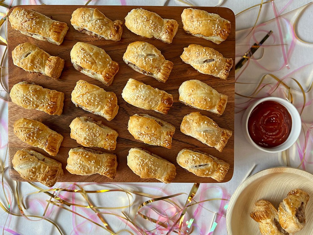 Pork sausage rolls