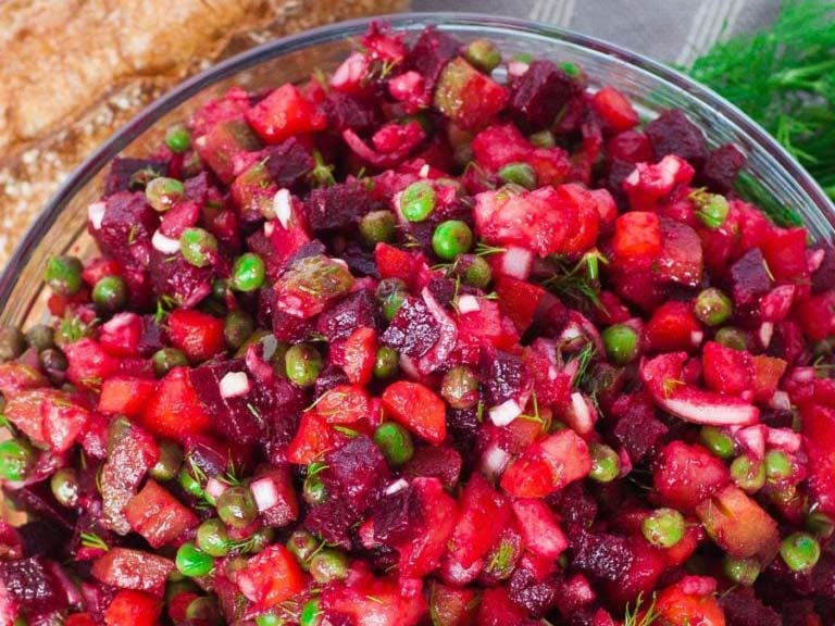 Ukrainian beet salad Vinegret from Tatyana's Everyday Food